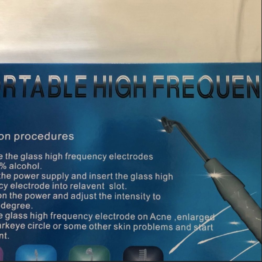 Portable High Frequency Tool for Acne